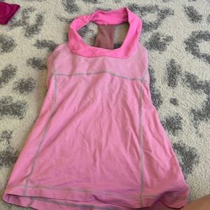Pink lulu tank